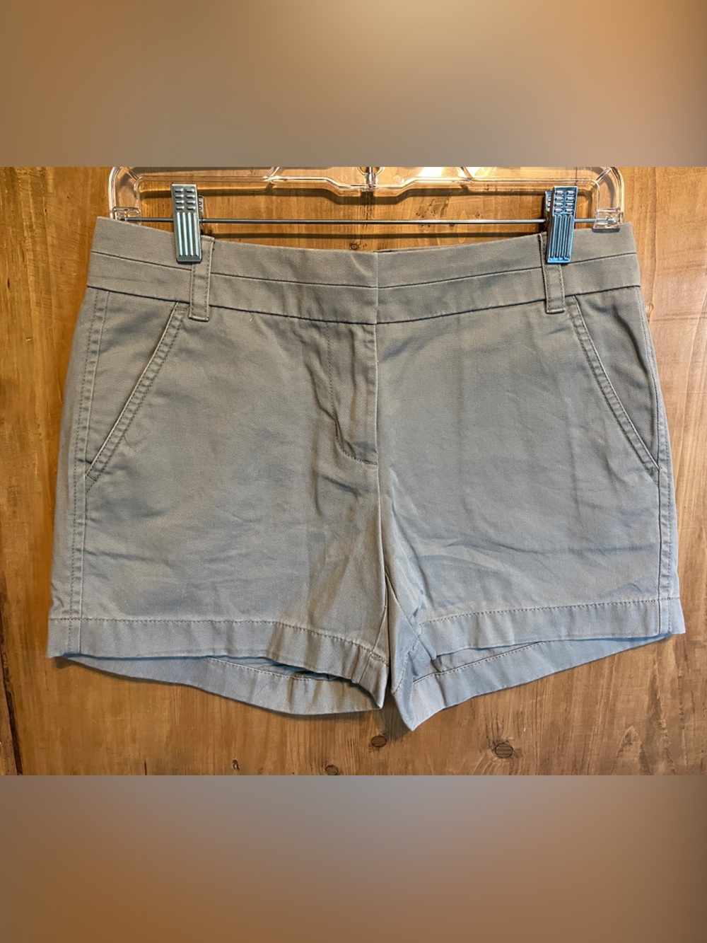 J. Crew Light Gray Women's Flat Front Shorts